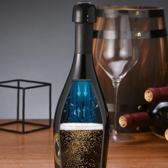 2 шт. Пробки для винных бутылок Мини вращающиеся для сохранения Шампанское Винная пробка Герметичные