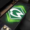 Green Bremen Pattern Mouse Pad, Rubber Base, Mouse Pad for Gamers and Office Use, Gaming Desk , Easy To Clean Mat Christmas fan gifts