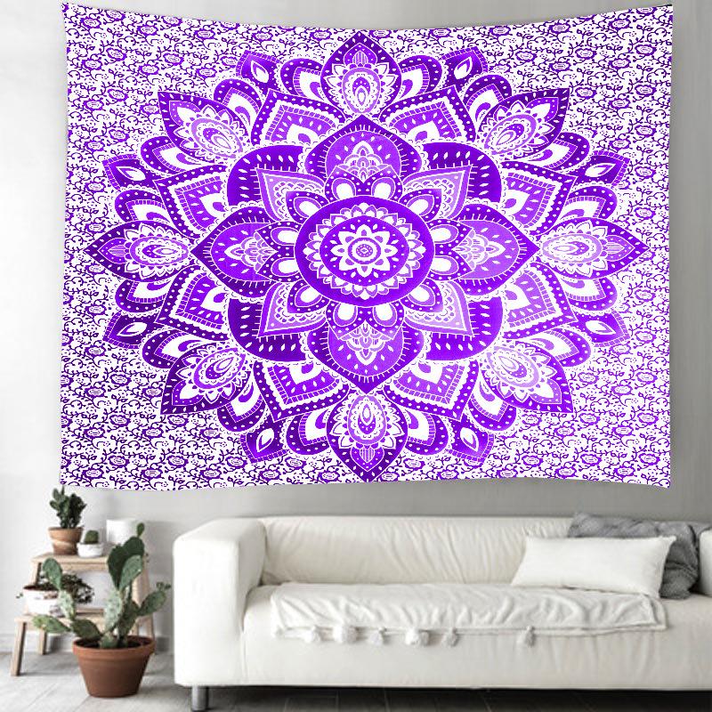 Indian Mandala Boho Wall Hanging Sandy Rug Camping Tent Travel Mattress Bohemian Sleeping Pad Tapestries