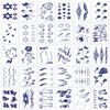 30pcs ins Cartoon love flower Butterfly snake Magic Tattoo Sticker Body Art Arm Fake Tattoos Waterproof Long Lasting english letter Temporary Tattoo