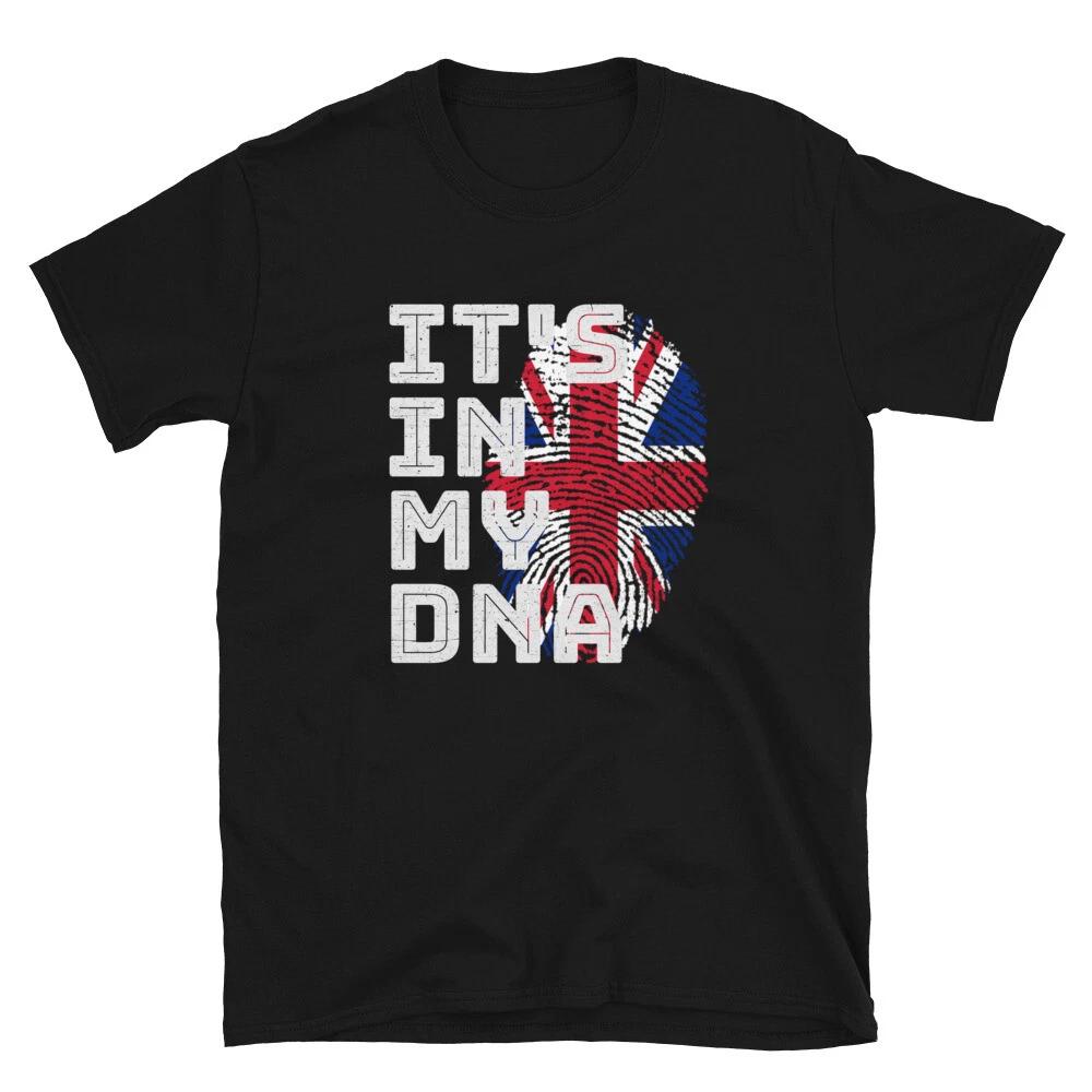 It's In My DNA UK Flag Fingerprint T-Shirt