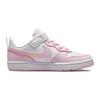 Nike Белые детские кроссовки Court Borough Low Recraft PS Pink Foam DV5457-105