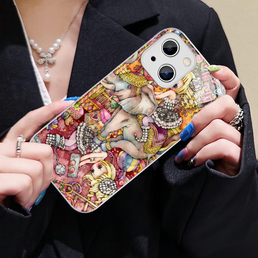 Продажа чехла для телефона Aya Takano для iPhone 14 13 12 Mini 11 Pro XS Max X XR 14 Plus Закаленное стекло