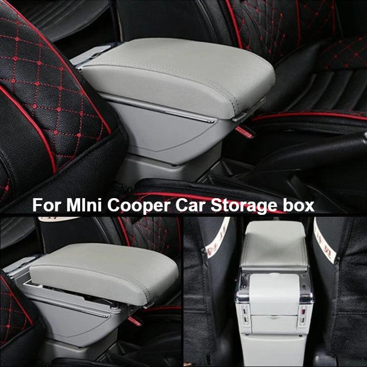 Car Central Armrest Box Car Accessories Storage Box For MINI Cooper R50 R52 R53 R56 R57 R58 F55 F56 F57 R60 F60 Countryman