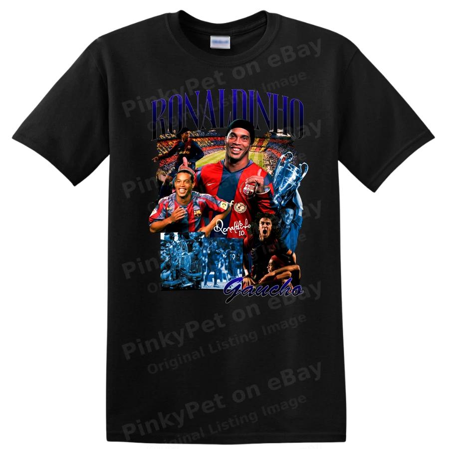 Ronaldinho Soccer Legend T Shirt Football Player Fan Tee Gaucho Design