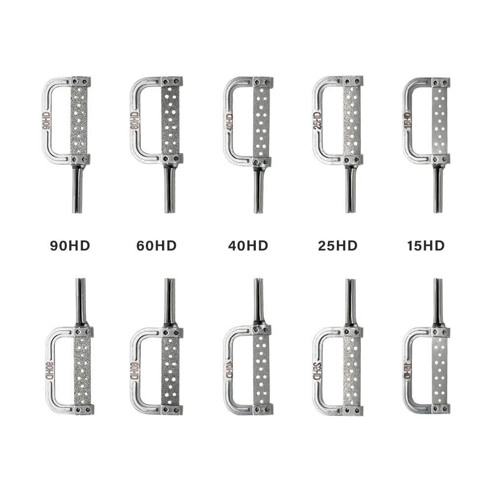 Niceden Сокращение межзубной эмали IPR Contra Angle 4:1 Наконечник Калибр Измерение Зубного Зазора Возвратно-Поступательный Ортодонтический