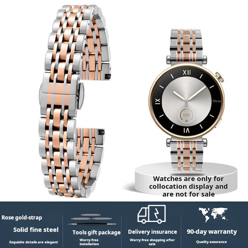 Quick Release Watch band For Huawei Gt5 Strap Gt4 41mm Gt 4 5 3 2 stainless Steel Metal Men women Rose gold accessories 18mm 22m