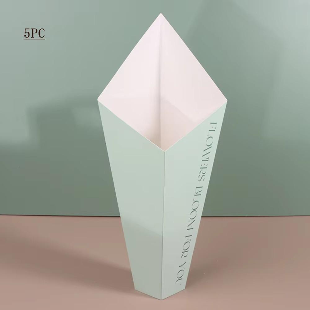 5pc DIY Flower Bundle Box Simple Bouquet Box Creative Flower Arrangement Box Party Supplies