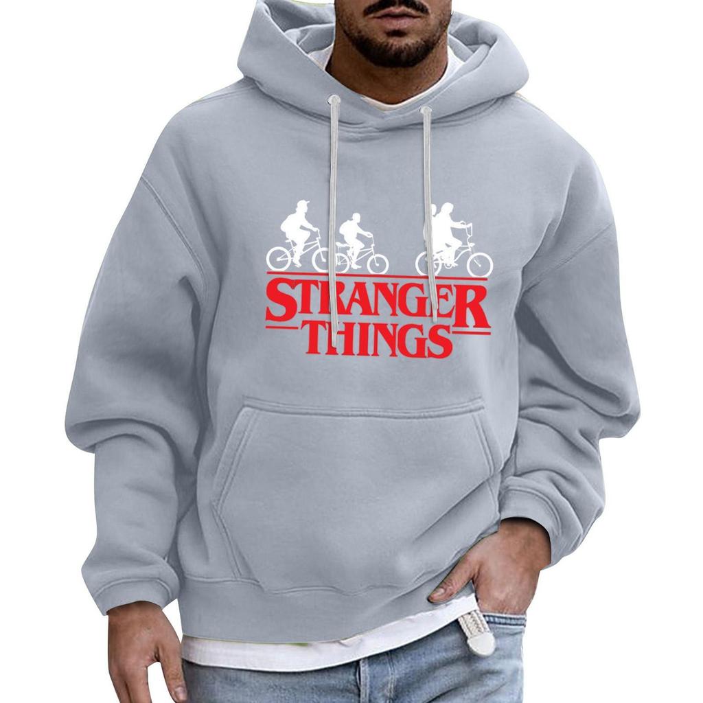 Мужской Спортивный Повседневный С Длинными Рукавами С Карманом Капюшон Толстовка