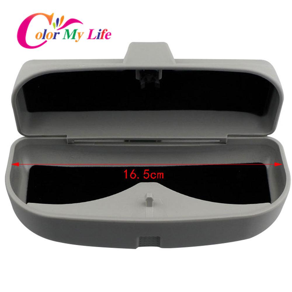New Sun Visor Car Glasses Sunglasses Holder Case for Skoda Octavia Yeti Roomster Fabia Rapid Superb Kodiaq Karoq