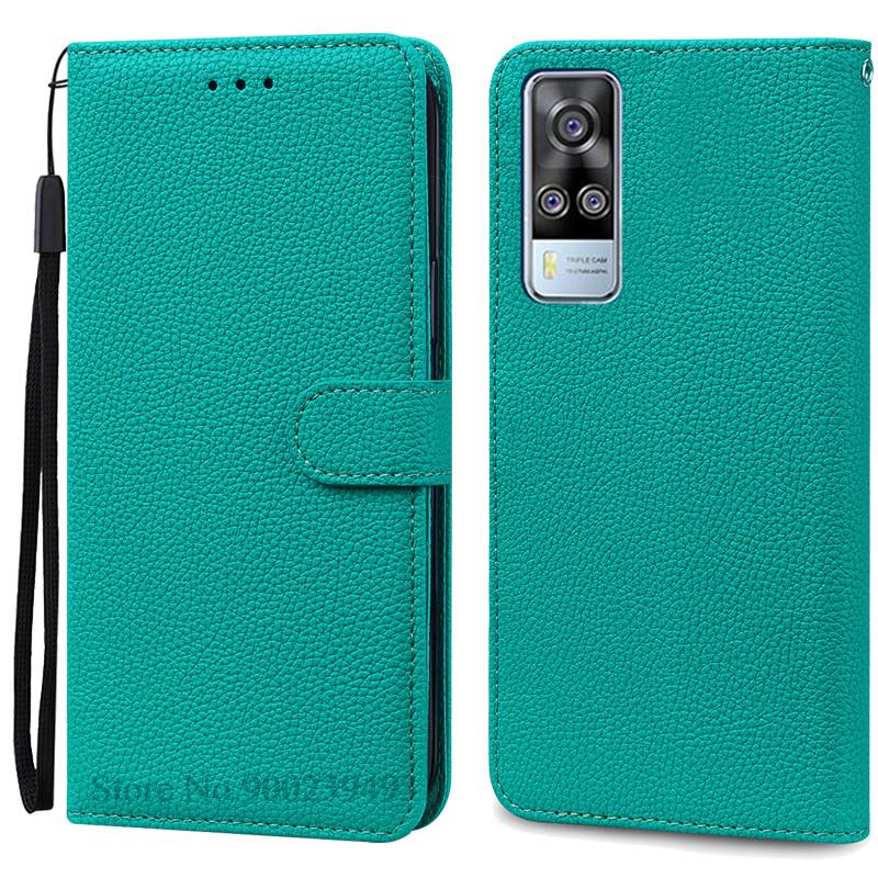 Для Vivo Y31 2021 Чехол V2036 Чехол-книжка с кошельком Для Vivo Y51 Y51A V2030 Y 51 31 Чехол VivoY31 Для Vivo Y33 Y53S 4G Мягкая обложка Funda