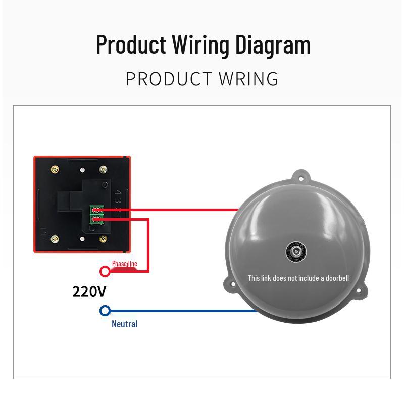 Fire Alarm Manual Reset Emergency Button 220V, One-Key Activation Switch