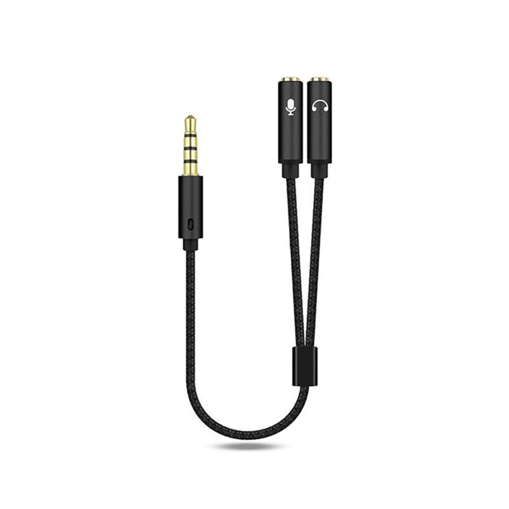 Cord Stereo Adapter Earphone 3.5 Mm Cable Cord Adapter Y Splitter Audio Cable Digital Cables