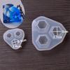 Силиконовая форма ромбовидной формы для изготовления ювелирных изделий DIY, литье из смолы, инструмент для ремесла