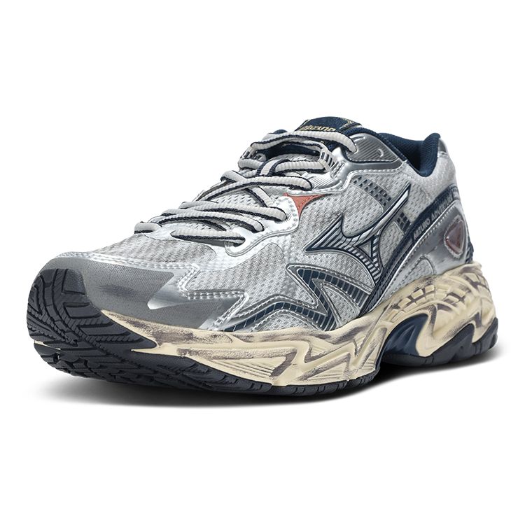 Mizuno Приключенческие Минималистичные Универсальные Низкие Повседневные Кроссовки Унисекс Повседневные Кроссовки Серебристые D1GH230106