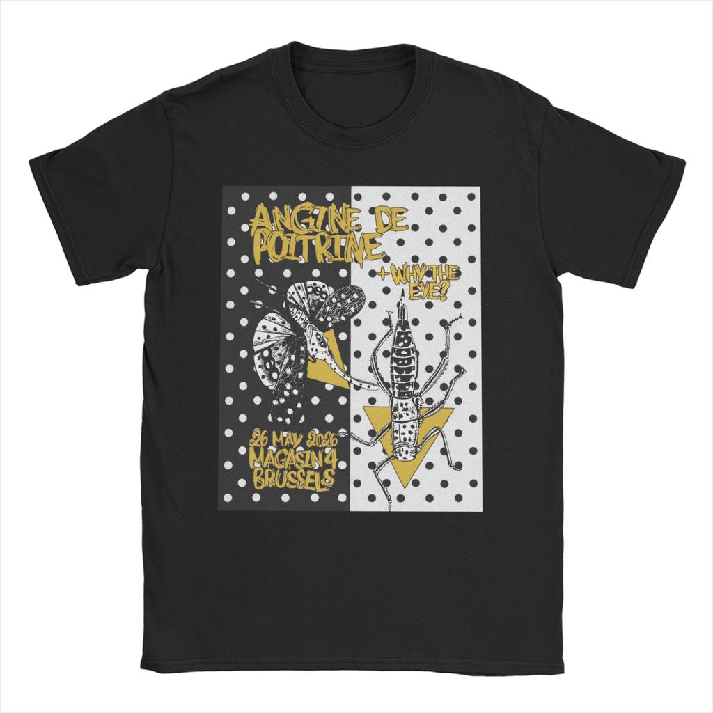 Creative Angine De Poitrine TShirts Unisex WoUnisexs Round Neck 100 Cotton T Shirts Sherpa Unisextra Polka Dot Tees Classic Clothes