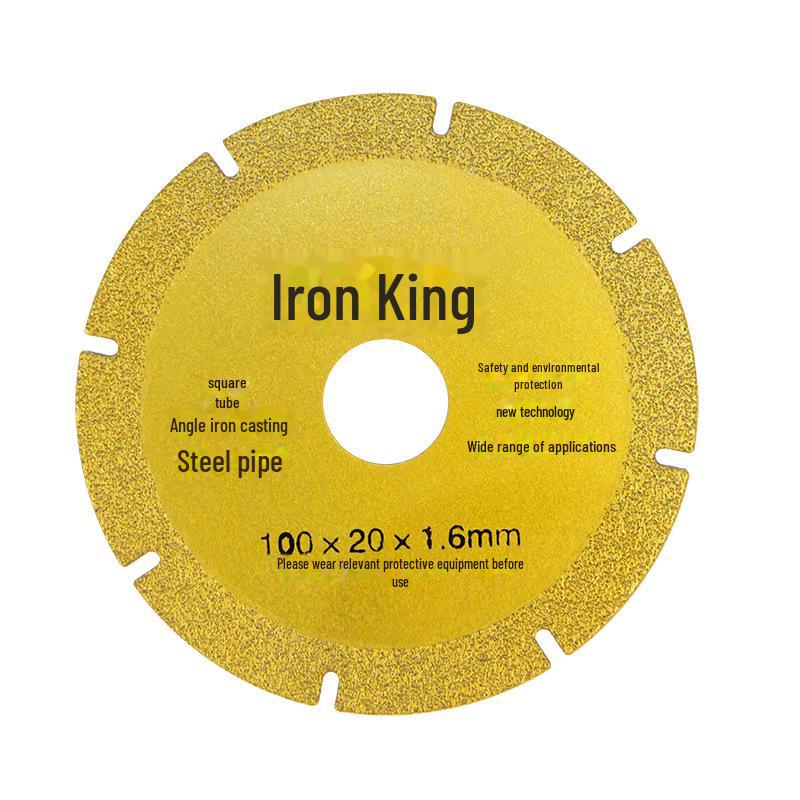 Паяный алмазный чугунный режущий диск для угловой шлифовальной машины