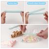 10 шт. Зажимы для запечатывания пищевых пакетов Пластиковые цветные зажимы для пакетов Для кухни Закусок Кофе Картофельных чипсов Пакет для хранения продуктов