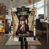 1PC Death Note Patterned Flannel Blanket Suitable For All Seasons For Home Decor Warmth And Comfort Gifts Holiday Present