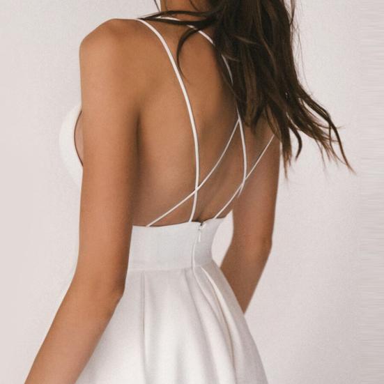 Леди Нижние Юбки Плюс Размер Торжественное Платье Глубокий V-образным Вырезом Спагетти Ремень С Открытыми Плечами Большой Подол Женское Платье Миди для Банкета