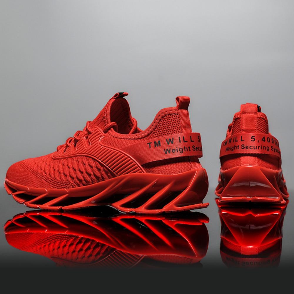 Мужские тренировочные кроссовки Дышащая сетка Модные спортивные кроссовки для бега Подошва 'Рыбья чешуя'