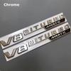 2 шт. 3D ABS Накладка на вентиляционное отверстие крыла Эмблема Лезвие Логотип V8 BITURBO 4MATIC+ для V8 C200 C300 E300 E400 W213 Автомобильная боковая наклейка