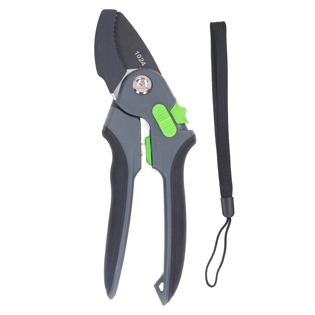 Ratchet Pruning Shears Heavy Duty Gardening Tool Tree Trimming Bypass Hand Pruner 8.5in for
