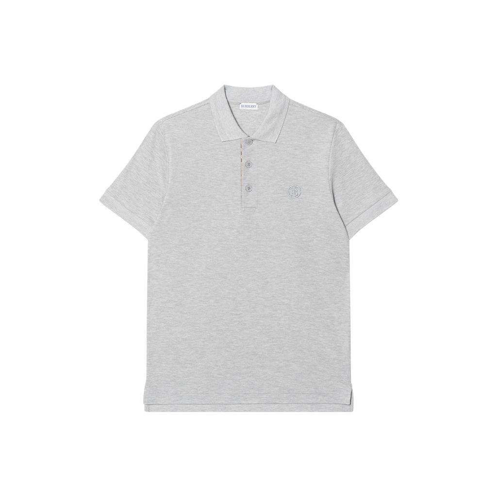 Burberry logo-embroidered polo shirt 80529661