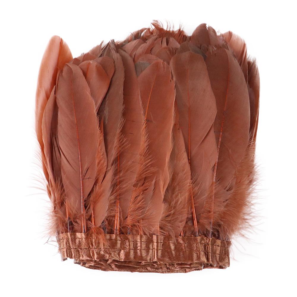 2M/5M/10M White Real Goose Feather Trims Width 15-20cm Goose Feather Ribbon Dyed Clothes Party DIY Craft Dress Sewing Accessory