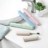 Nordic Minimalist Portable Wheat Straw Toothbrush Case for Travel