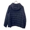 Uniqlo Seamless Down Jacket L Navy Hood Women Used