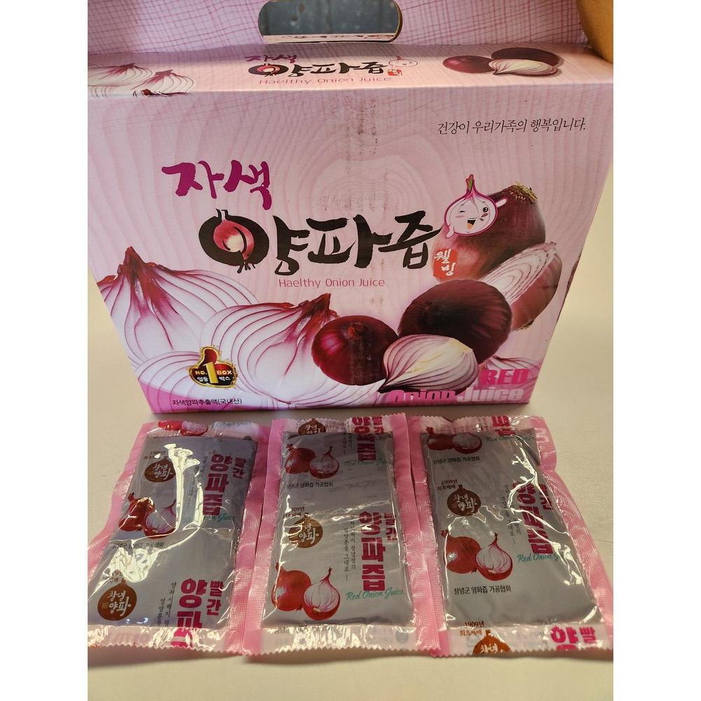 Changnyeong Your Farm Changnyeong Purple Red Onion Juice Han-Hankuk Made Direct from Farm 25 Years of Tradition 100 pcs 105ml