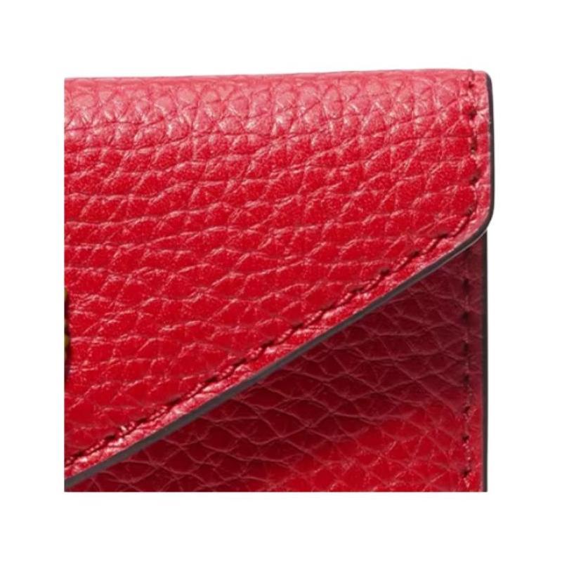 Michael Kors Кошелек женский, красный, из коровьей кожи, с прошитым клапаном