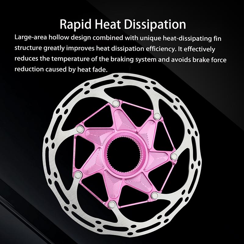 RIRO Center Lock Bike Disc 140MM 160MM Brake Rotor Floating Structure Disc High Strength Heat- dissipation Bike Brake Rotor