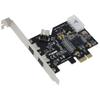 SEDNA - Карта контроллера PCI-Express IEEE 1394b FireWire с 3 портами (2 внешних + 1 внутренний)