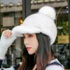 Imitation Mink Hat Women's Winter Thickened Warm Mink Hat Knight Hat Fur Cap Baseball Cap
