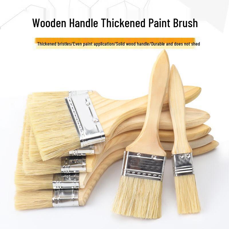 Yuqilong Wooden Handle Pig Bristle Cleaning Brush