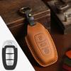 New Premium Cowhide Car Key Cover for Hongqi HS5, New H9, and HS7 Models