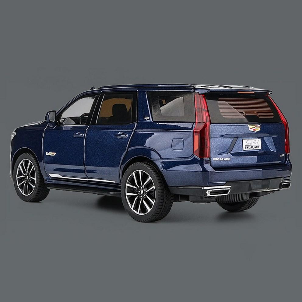 1:24 Diecast Cadillac Escalade 5th Gen SUV Alloy Pull-Back Car Model, White