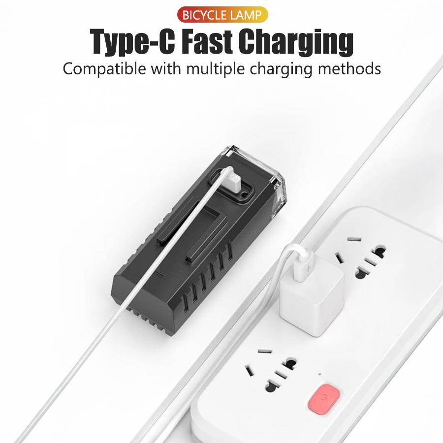 Bicycle Lights Headlights Night Running Light Rechargeable Waterproof Outdoor Cycling Lamp Bicycle Equipment Bicycle Accessories