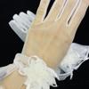 Mesh Full Finger Lace Bow Wedding Dress Accessories Bride Gloves Wedding Gloves Performance Mittens