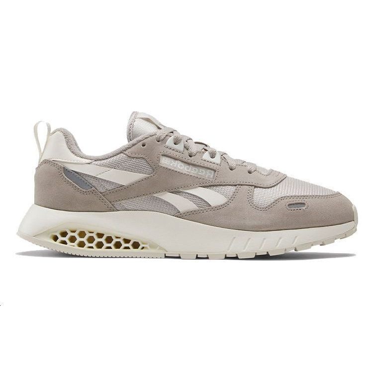 Reebok Классические кожаные кроссовки унисекс Hexalite Ash Grey Moonstone Chalk 100074409