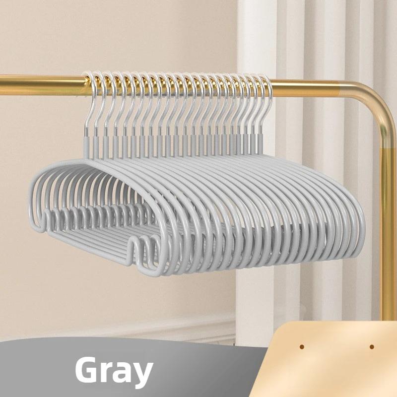 10PCS Simple Clothes Hanger Non Slip Dormitory Household Clothes Hanging To Prevent Clothes Deformation Storage