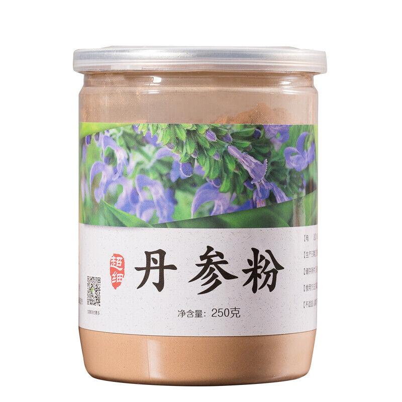 Органический порошок корня дикого Danshen Dan Shen Salvia Miltiorrhiza Red Sage Herb 250 г