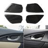 4Pcs Inner Door Handle Stickers Car Decor Fit For Honda Tenth Civic 2016-2019