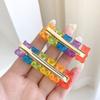 Hair Accessories Girls Women Duckbill Jelly Bear Hairpin Candy Color Barrette Colorful Hair Clip