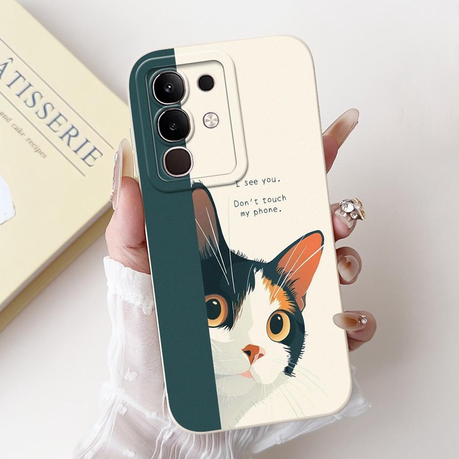 Чехол для Vivo Y29 4G 5G Модный Чехол-Защита с Мультяшным Кроликом Ударопрочный Чехол для Телефона Для Vivo Y29s Y 29 s VivoY29 5G V2420 Мягкий ТПУ Fundas