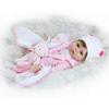 Reborn chaqaloq qo'g'irchoqlari 22" Yumshoq silikon vinil Haqiqiy hayot Qo'lda yasalgan Chiroyli qiz Sovg'alari