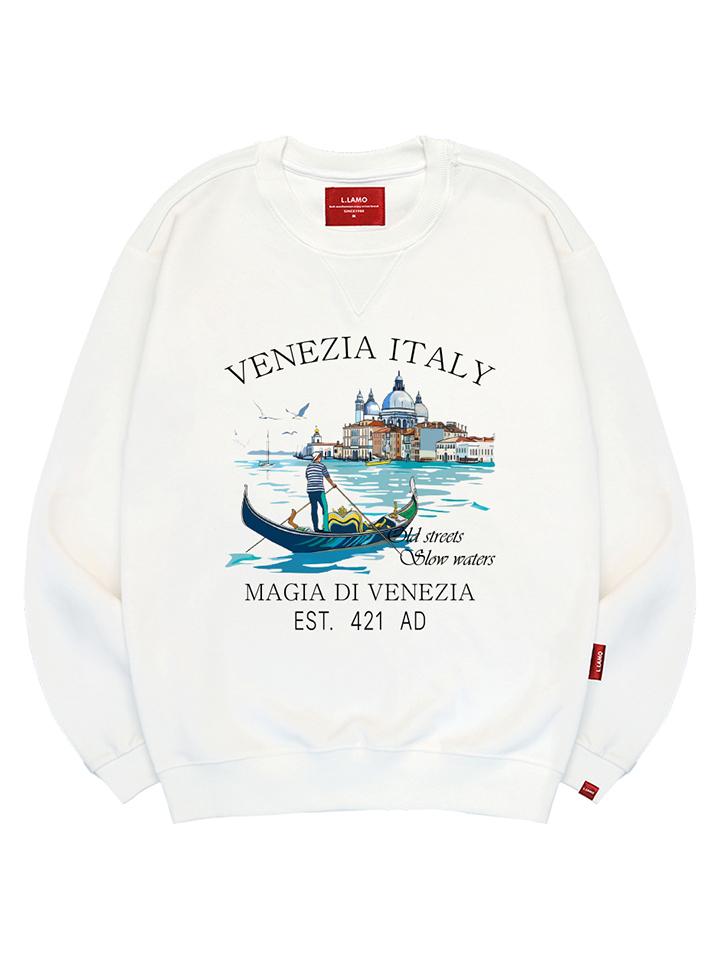 Свитшот Ellamo Venezia Унисекс Большого Размера S~4XL (Тип А)