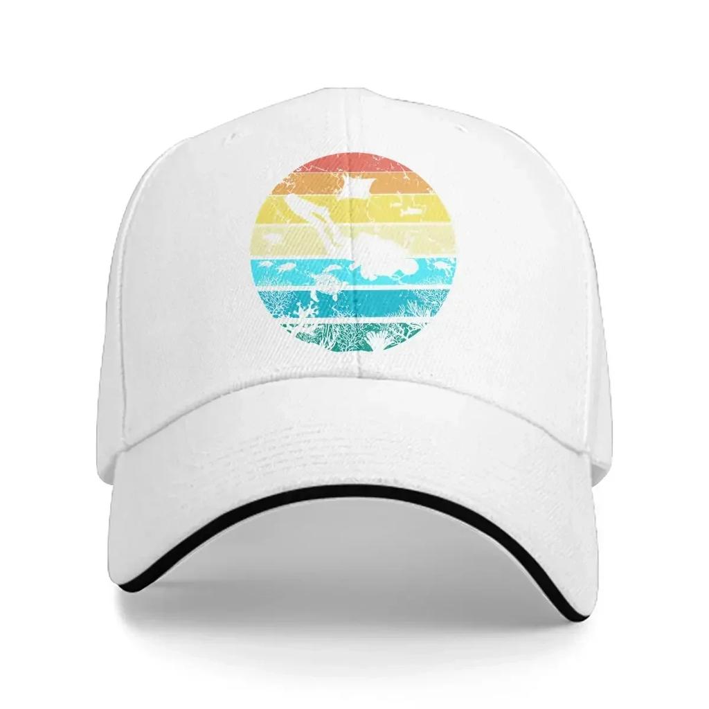 Summer Cap Sun Visor Retro Scuba Hip Hop Caps Diving Dive Cowboy Hat Peaked Hats